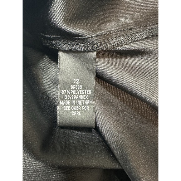 ALYX Limited Sheath Dress Bundle Size 12 Black Classic & Striped Colorblock Work - Picture 11 of 12